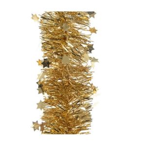 Kerstboom slinger ster 270 cm goud