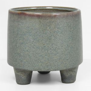 15.193 Pot op voet blauw 14 cm Studio
