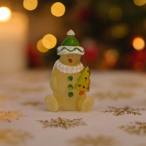 Sneeuwpop met groene muts Studio