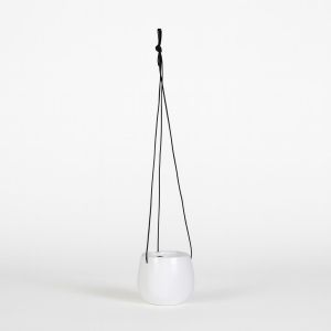 166028 Hanging pot Cresta 15cm Studio White