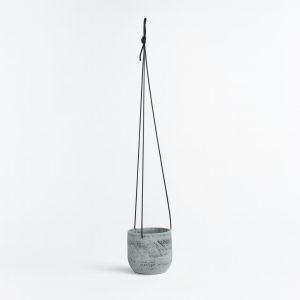 166030 Hanging pot Cresta Studio White